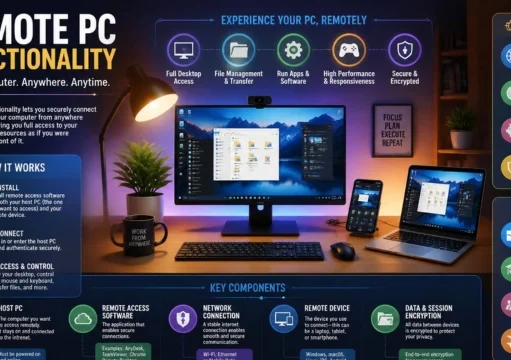 Remote PC Guide 2026: How Remote Access Works, Best Tools for Windows, Mac, Linux, and Mobile, Security Tips, Setup Steps, Remote PC